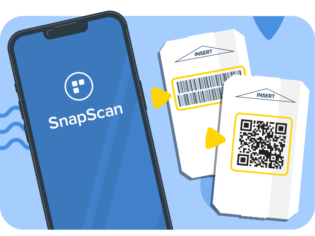 Scan your parking ticket to pay with SnapScan